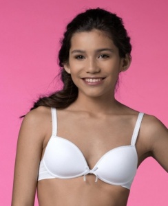 Boobs & Bloomers Non Wired First Bra - White